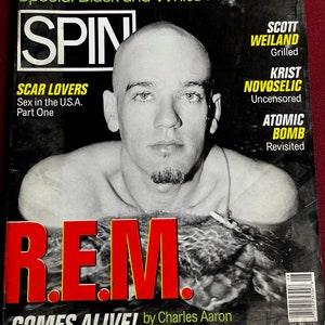 REM Magazin, Rock Magazin, 80er Magazin, REM Sammlerstück, Amerikanisches Magazin, Sammlermagazin, Musikmagazin, SPIN, Rock n Roll,