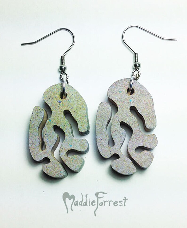 Artisan earring Funny earring Whimsical Earring Pop Etsy