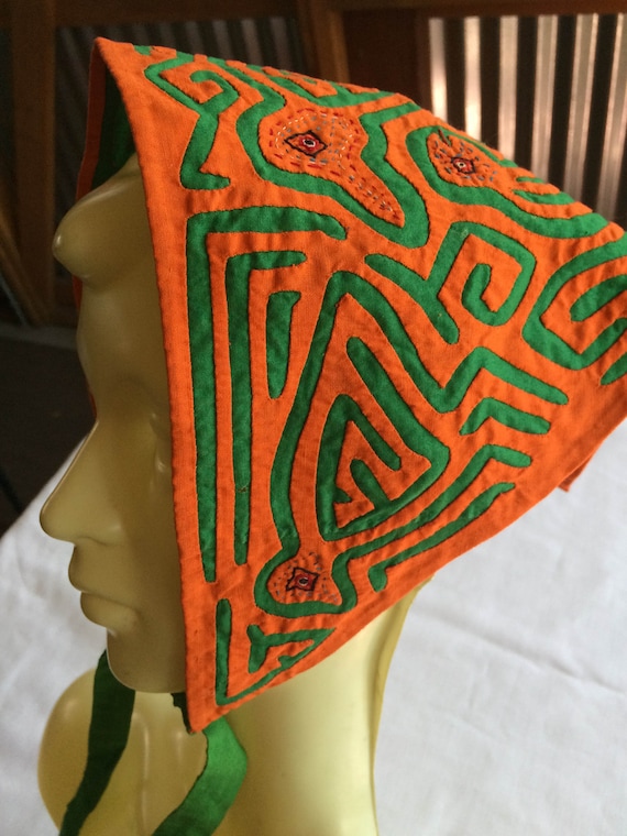 Ethnic Bandana, Ethnic Head Scarf, Tribal Bandana… - image 1