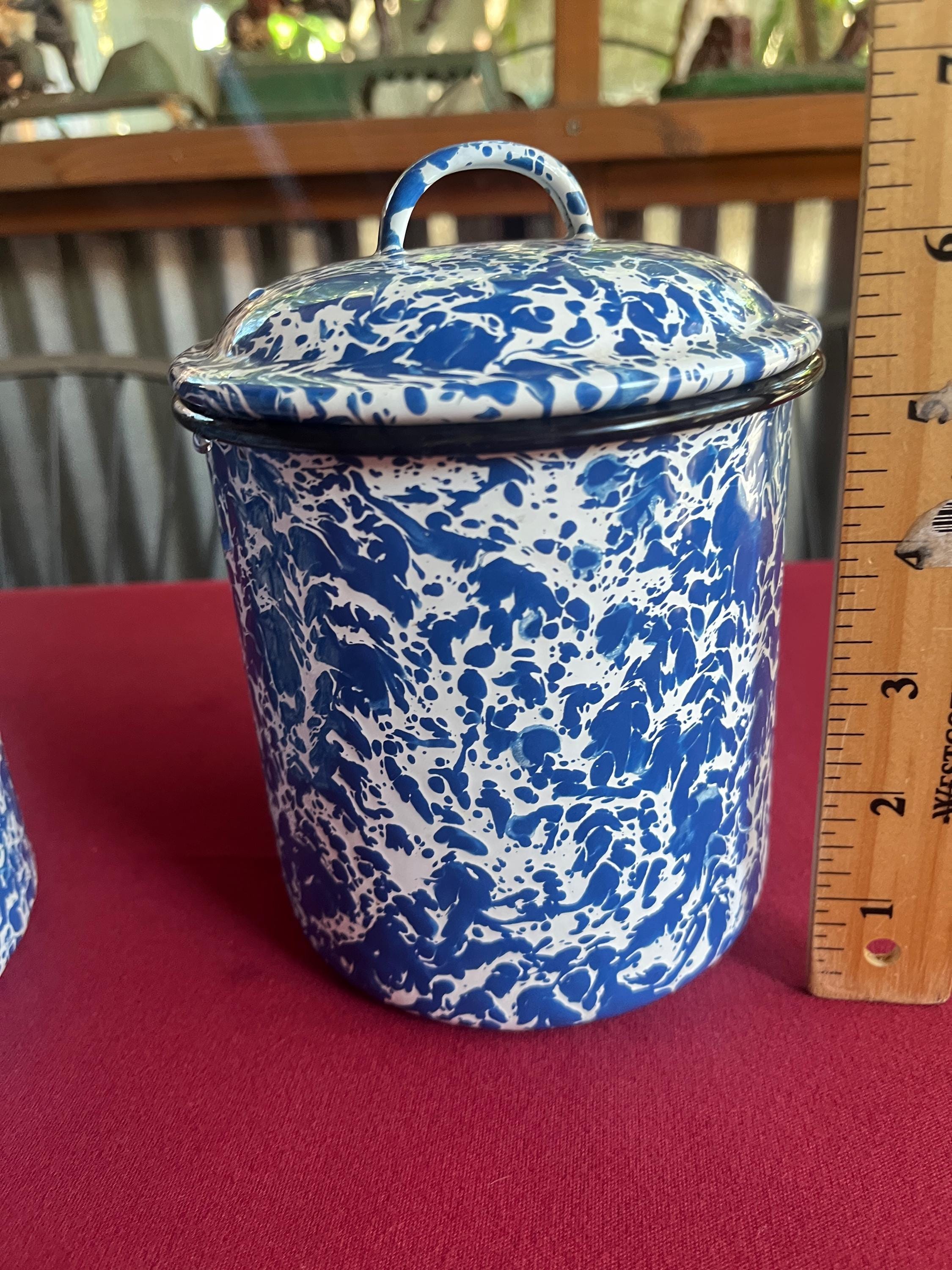 Enamel Canisters - Etsy
