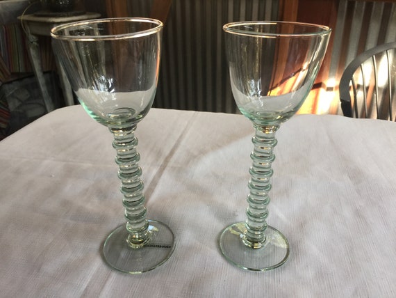 Tall Wine Glasses Clear Tall Glasses Ceremonial Glasstall Etsy