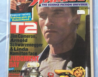 Terminator, Schwarzenegger, Sci Fi Magazine, Starlog, Terminator Magazine, 90 Magazine, Movie Magazine, Movie Ephemera, Movie Collectible