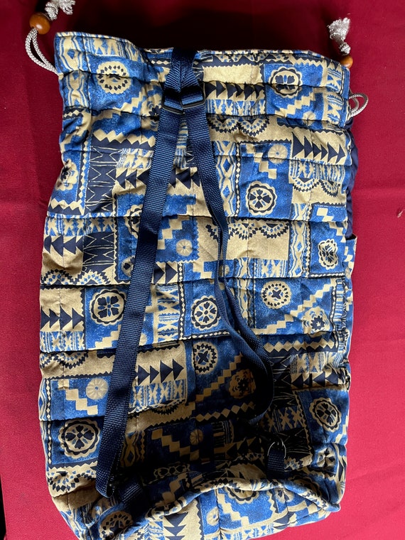 Fabric Backpack, Large Cloth Backpack, Huge Backp… - image 3