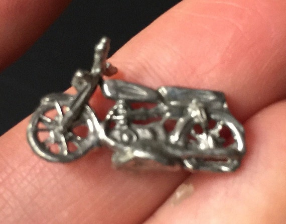 Motorcycle Pin, Motorcycle Brooch, Motorcyclist G… - image 3