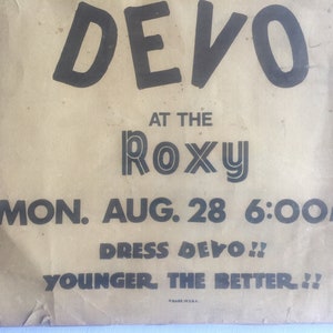 Devo Poster, Punk Poster, 80s Wall Art, Punk Band Poster, Punk Collectible, Devo, Punk Art, Rock Poster, Music Poster, Music Collectible