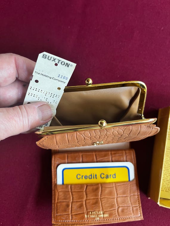 Retro Wallet, Buxton Wallet, Cowhide Wallet, Coin… - image 4