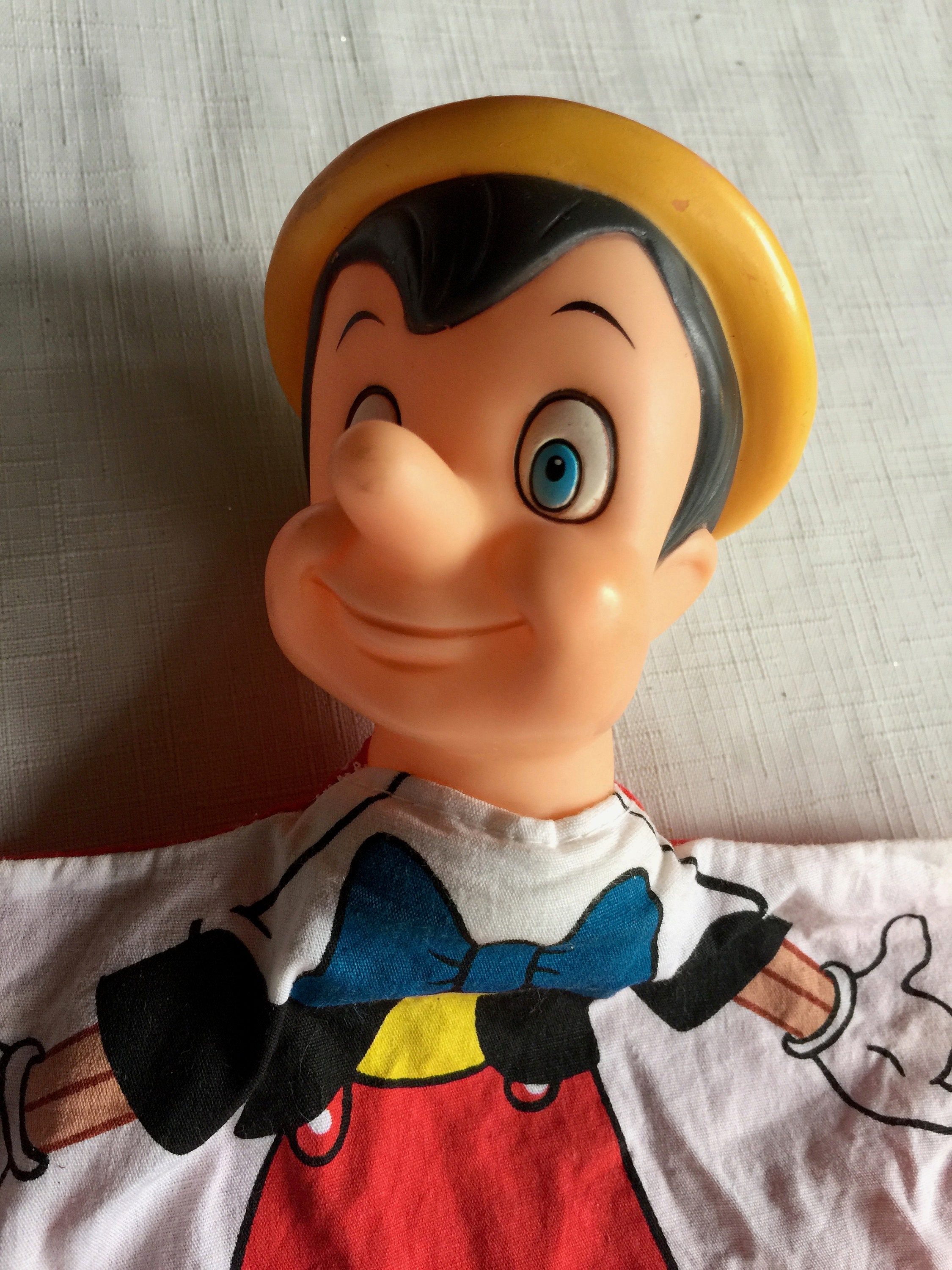 Pinocchio Puppet, Retro Puppet, 50s Puppet, Disney Puppet, Hand Puppet