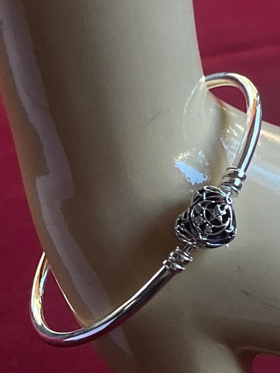 Heart Bracelet, Wedding Bracelet, Silver Bracelet, Romantic Bracelet, Pandora Bracelet, Simple Bracelet, Minimal Bracelet, Love Bracelet