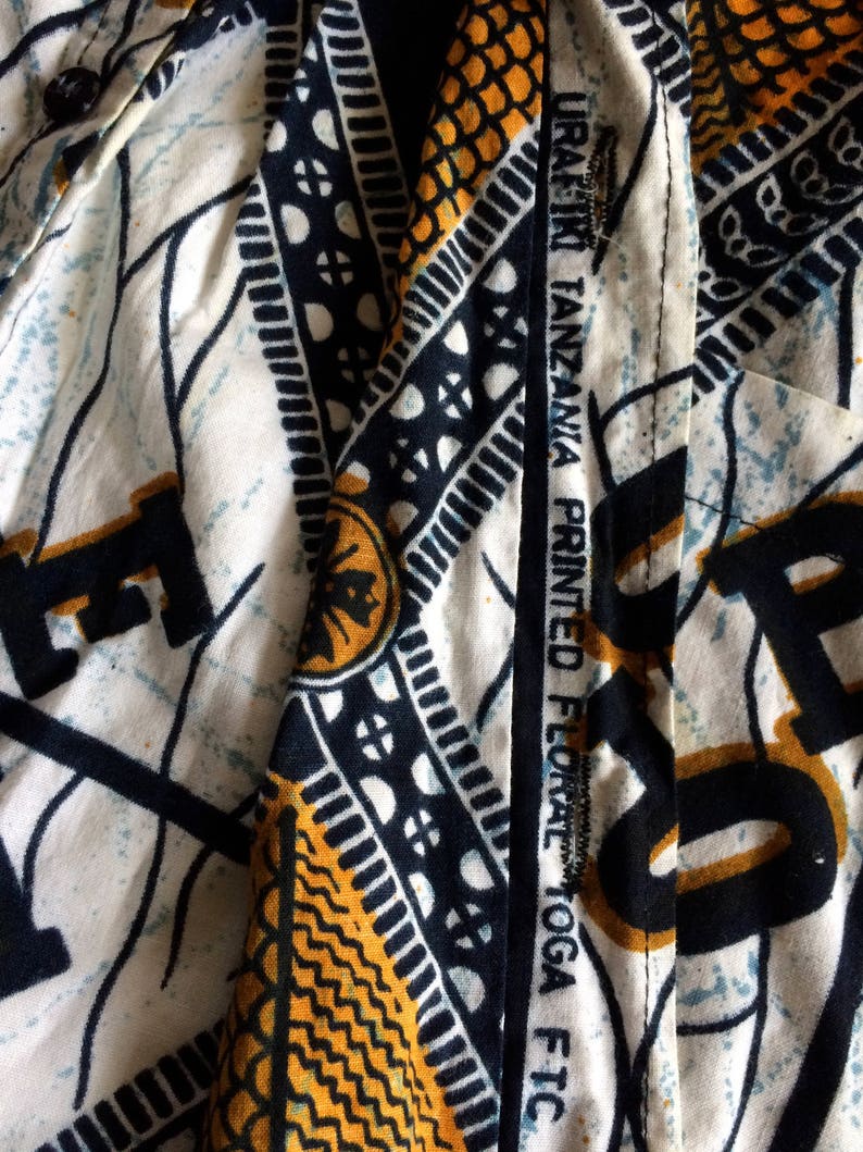 Africa Top, Africa Blouse, Africa Print Top, Africa Cotton Top, Africa Shirt, Africa XL Shirt, Tribal Top, Ethnic Top, Tribal Shirt image 5