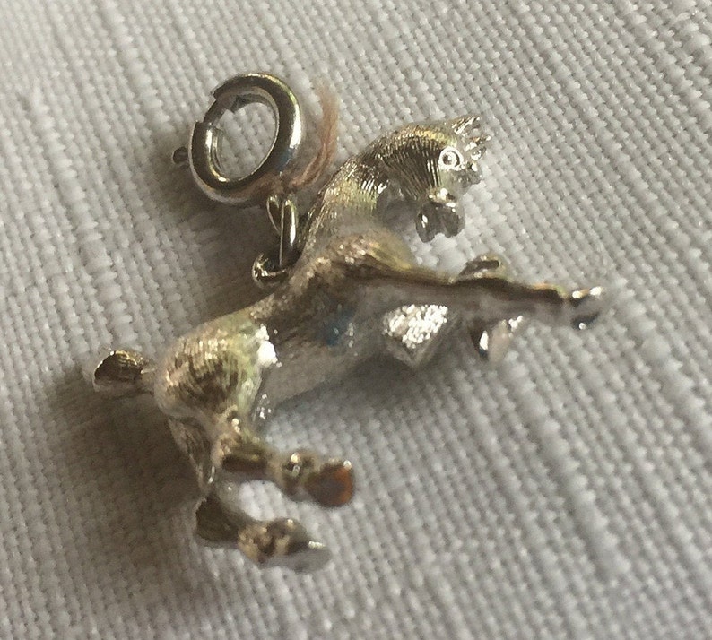 Horse Charm Silver Animal Charm,Silver Animal Pendant Silver Horse Charm,Horse Pendant,Horse Jewelry,Silver Pony Charm,Animal Charm