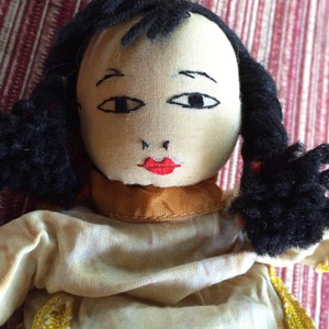 Chinese Doll, Asia Doll, Chinese Fabric Doll, Asia Cloth Doll, Asia