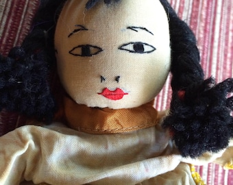 Chinese Doll, Asia Doll, Chinese Fabric Doll, Asia Cloth Doll, Asia Fabric Doll, Chinese Cloth Doll, Chinese Retro Doll, International Doll