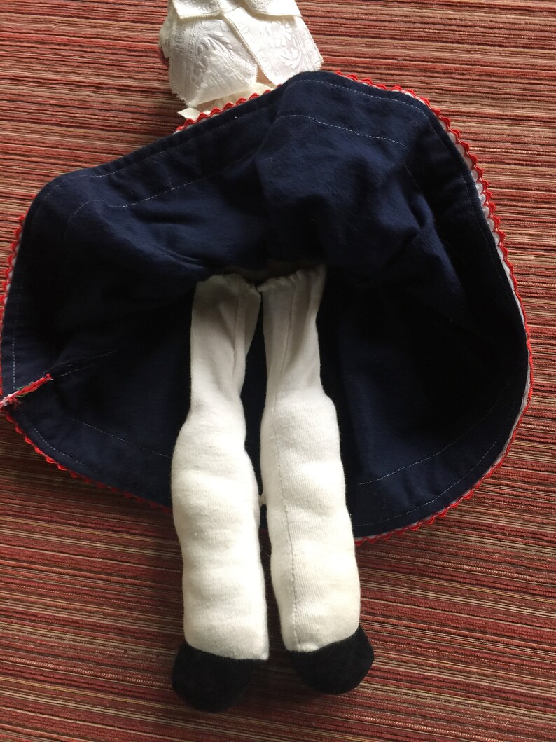 Lady Puppet Hand Puppet Folk Art Puppet Woman Puppetretro Etsy