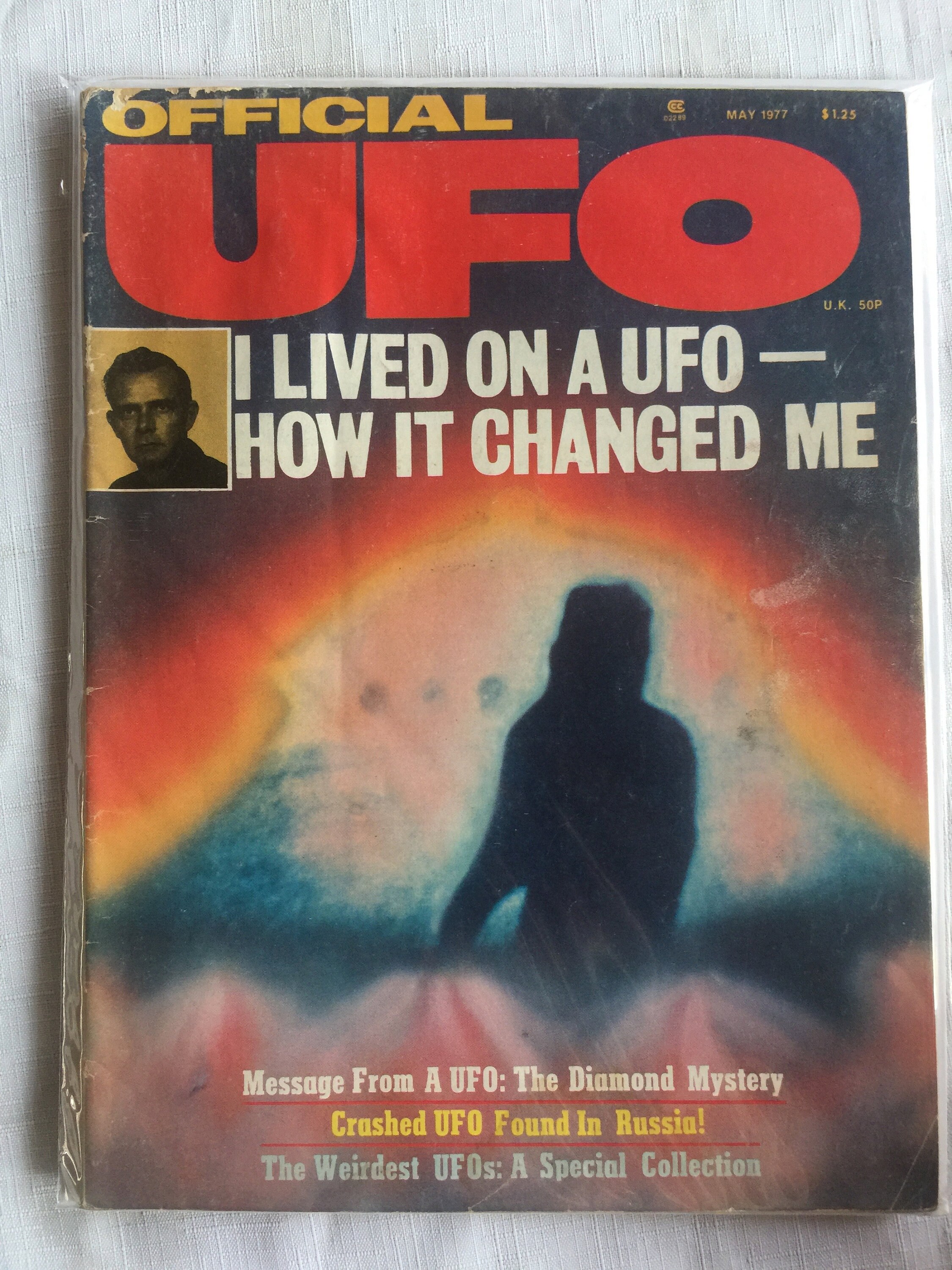 Rare UFO Magazine, Retro UFO Magazine, UFO Collectible, Ufo