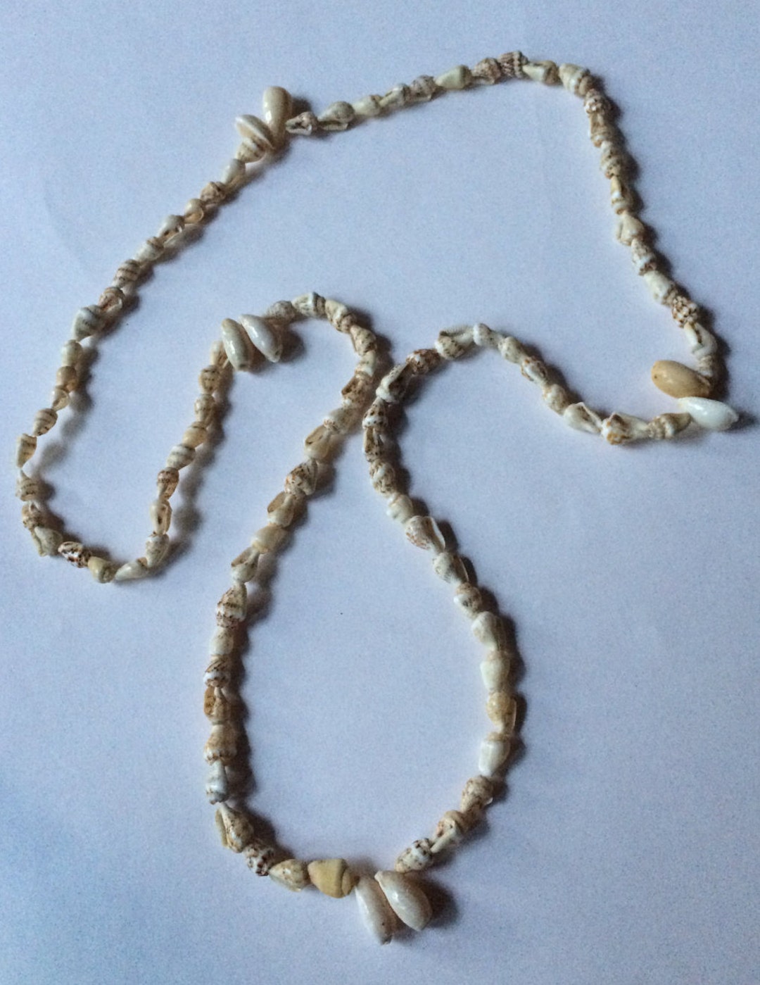 Surfer Shell Chain Surfer Necklace, Shell Necklace, Sea Necklace, Beige Necklace, Tan ...