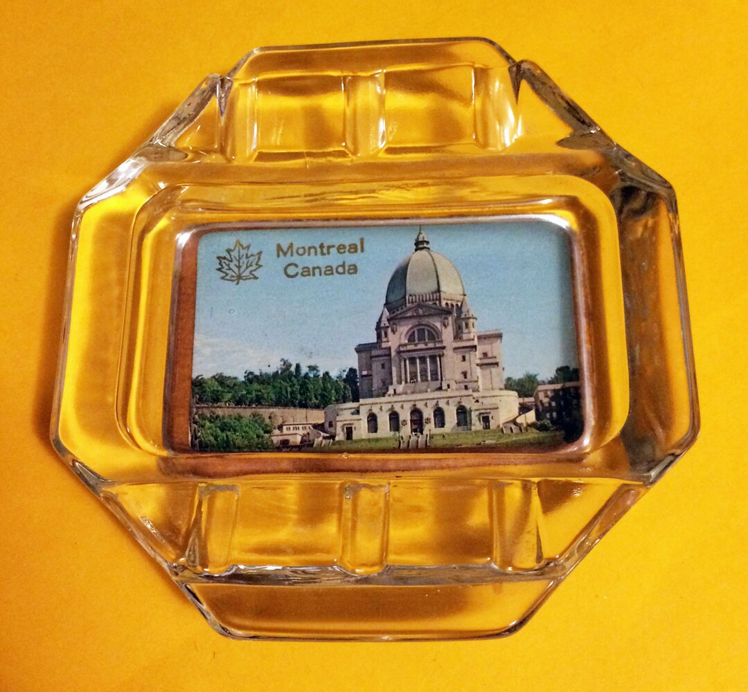Montreal Ashtray, Canada Ashtray, Montreal Souvenir, Vintage Canada