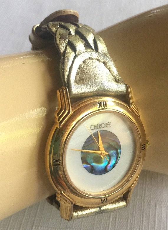 80s Watch, Abalone Watch, Beach Watch, Fashion Wa… - image 6