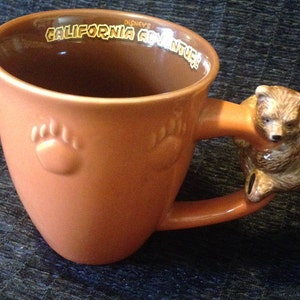 Disney Mug, California Adventure, Disney Collectible, Disneyland Cup, Bear Coffee Mug, Bear Cup, Kids Mug, Disney Gift, Tinkerbell Mug