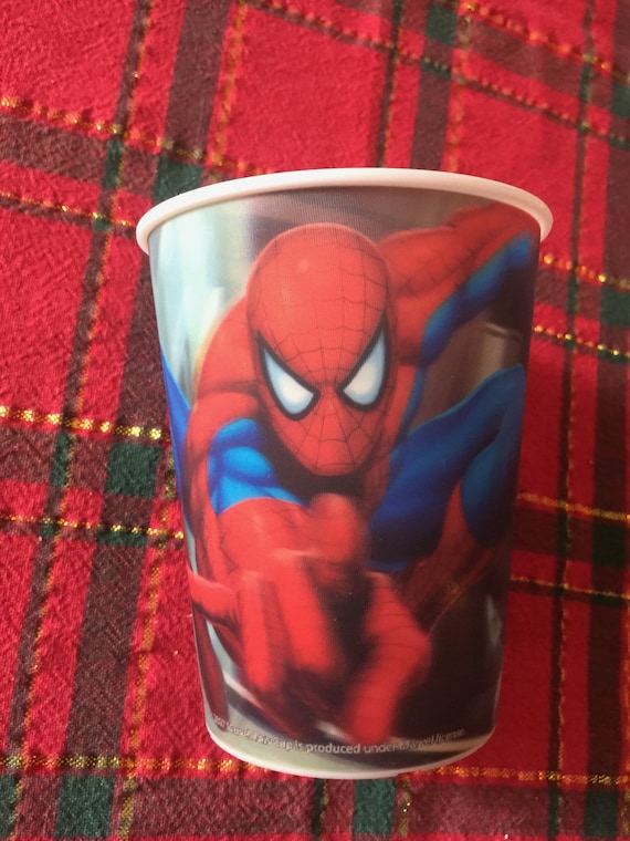 Spiderman Cup Spiderman Gift Spiderman Glass Superhero Etsy