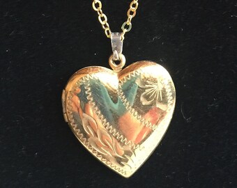 Pingente de coração, medalhão de coração de ouro, medalhão de coração, medalhão de ouro, pingente de coração, colar de coração, colar de amor, pingente de medalhão, medalhão de foto