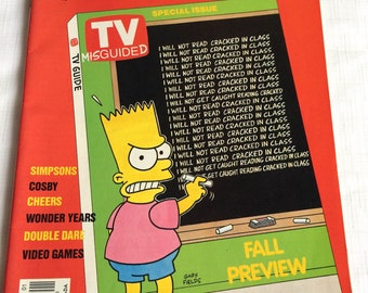 Cracked Magazine, Simpsons, Cheers, TV Magazine, Satire Magazine, Star Trek, Wonder Year, 90 Magazine, Mad Cracked, Humor Magazine, 90 Humor