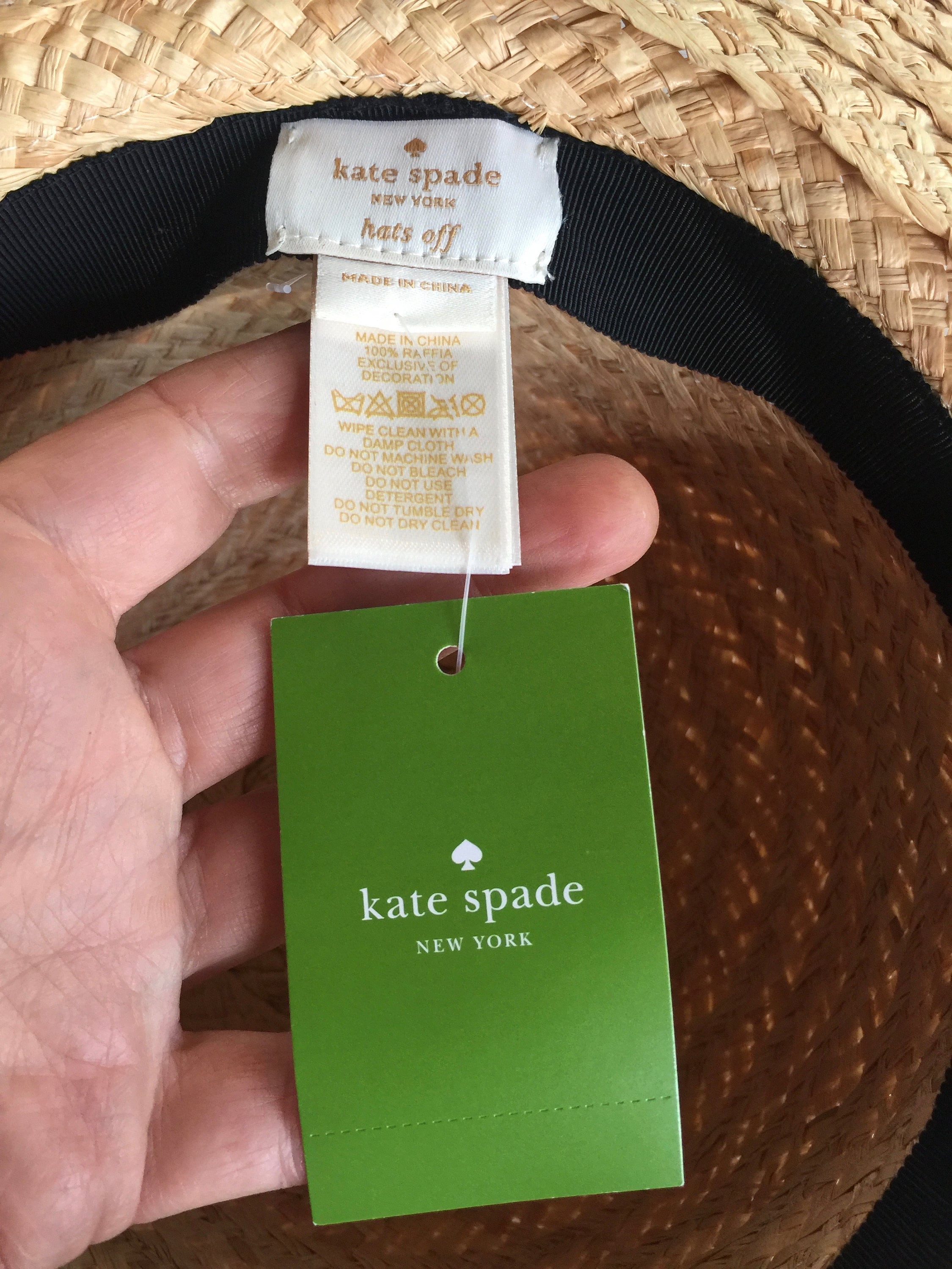 Floppy Hat, Kate Spade, Wide Brim Hat, Straw Hat, Beach Hat 