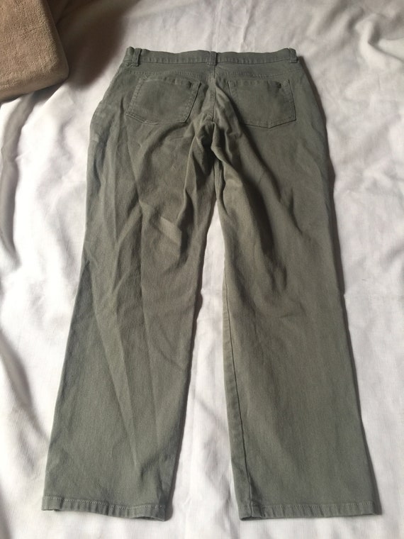 Green Pants, Size 12 Pants, Green Casual Pant, Green … - Gem