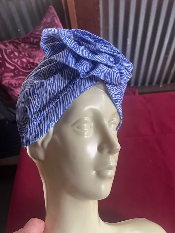 Stretchy Turban, Floral Turban, Beach Turban, Tro… - image 5