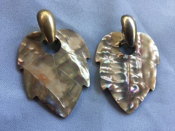 Abalone Earring, White Shell Earring,Mother Pearl