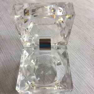 Ring Box, Proposal Box, Engagement Box, Clear Gift Box, Clear Ring Box, Retro Ring Box, Ring Gift Box, Ring GIft, Acrylic Jewelry Box,