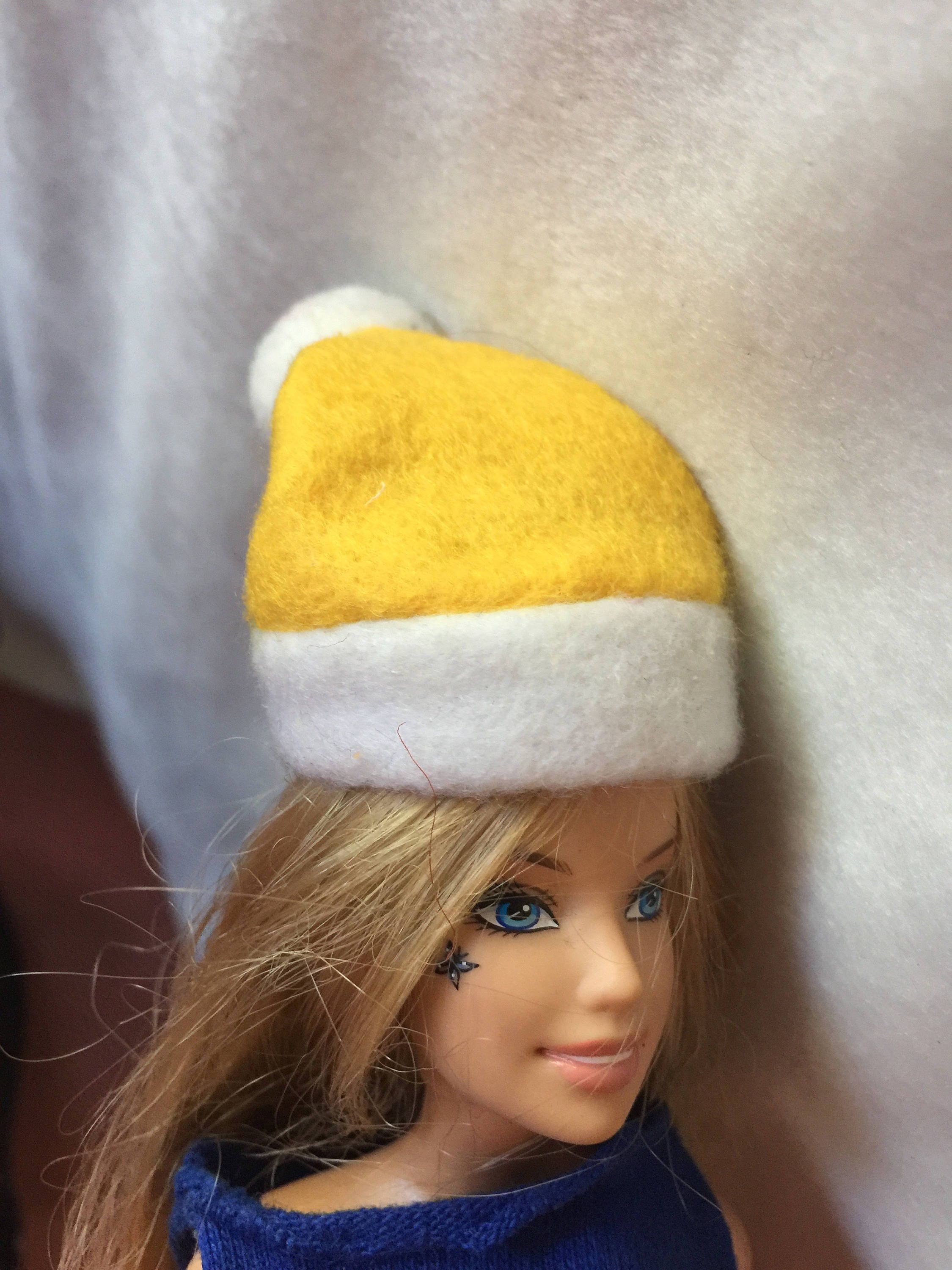 Barbie Yellow Hat Barbie Hat Barbie Ski Hatbarbie Etsy