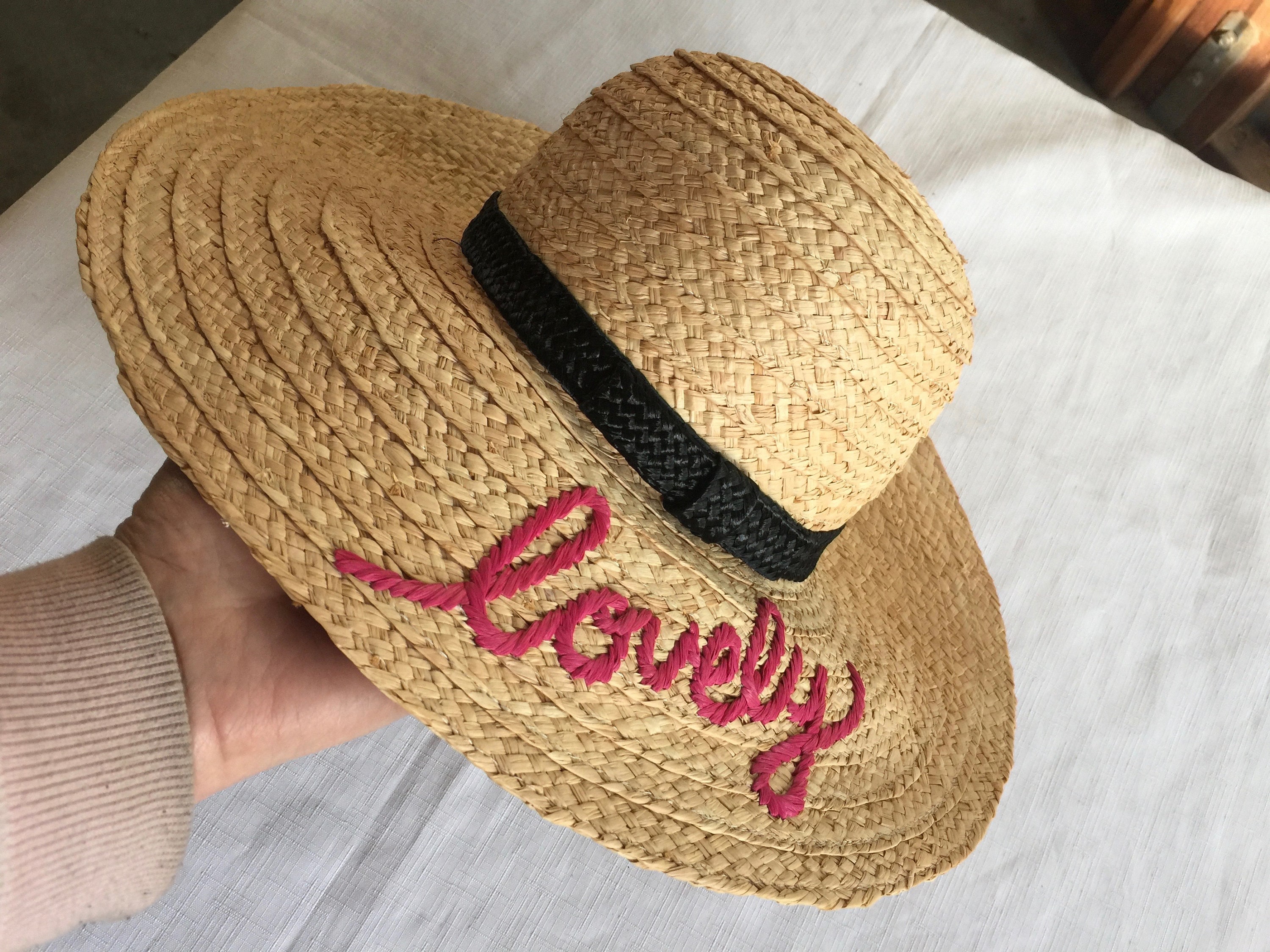 Floppy Hat, Kate Spade, Wide Brim Hat, Straw Hat, Beach Hat 