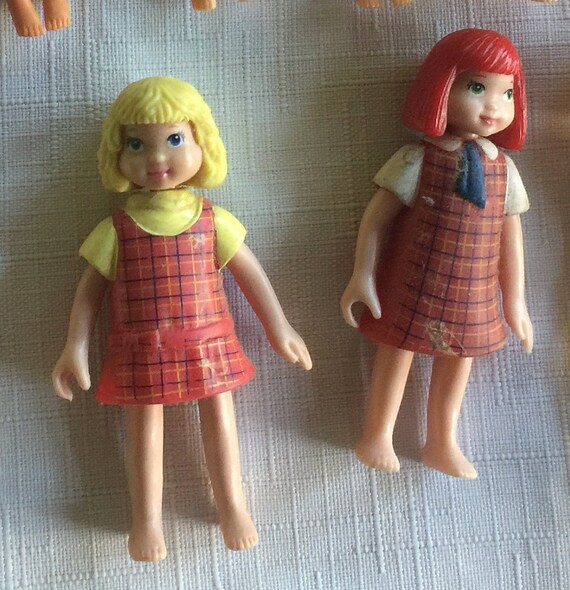 Gift for her 1950s doll Tiny Vintage doll Small vintage plastic doll