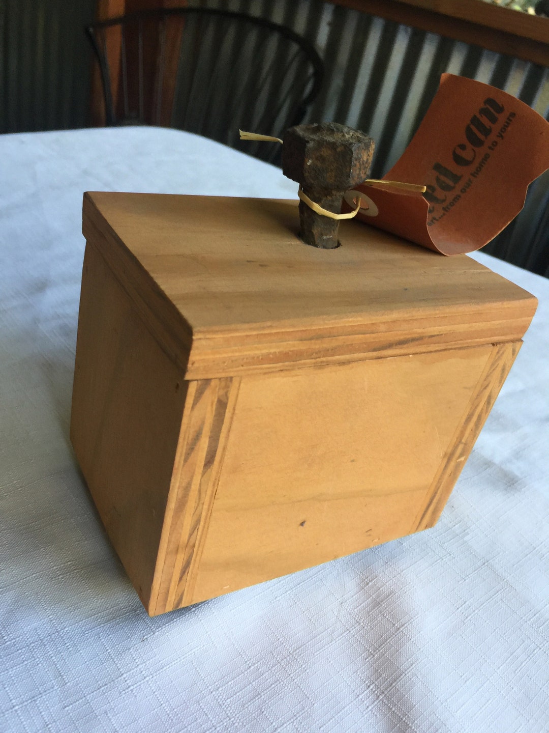 Small Wood Box, Coffee Table Box, Wood Box, Trinket Box, Stash Box ...