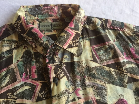 Silk Blouse, Silk Tunic, Silk Print Tunic, Long Si