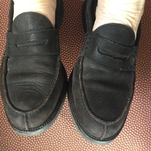 Klasyczny mokasyn, mokasyn, skórzany mokasyn, mokasyn Penny, brązowy mokasyn, buty Fred Segal, mokasyn casual, mokasyn slip-on, mokasyn z lat 80., buty slip-on zdjęcie 5