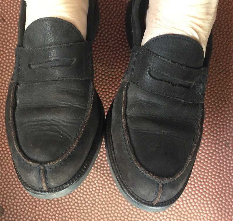 Klasyczny mokasyn, mokasyn, skórzany mokasyn, mokasyn Penny, brązowy mokasyn, buty Fred Segal, mokasyn casual, mokasyn slip-on, mokasyn z lat 80., buty slip-on zdjęcie 5