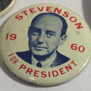Vote President, Political Pin, President Pin, President Campaign, President Collectible, Dewey, McKinley, Cleveland, Stevenson, Election Pin