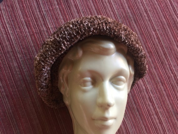 Brown Beret, Floppy Beret,Brown Hat,Oversize Bere… - image 9