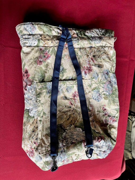 Fabric Backpack, Large Cloth Backpack, Huge Backp… - image 5