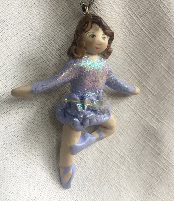 Ballerina Pendant, Ballerina Hanging, Ballet Pendant, Ballet Ornament, Dance Necklace, Ballerina Art, Ballerina Necklace, Ballet Jewelry
