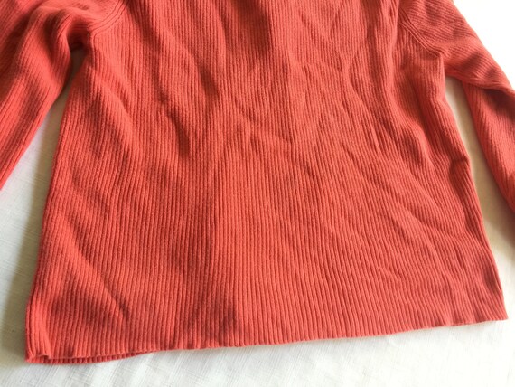 Orange Sweater, Orange Cardigan, Ribbed Cardigan,… - image 6