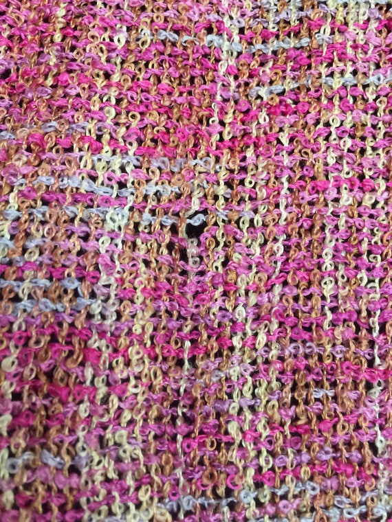 Pink Scarf, Pink Wrap, Pink Woven Scarf, Pink Sha… - image 10