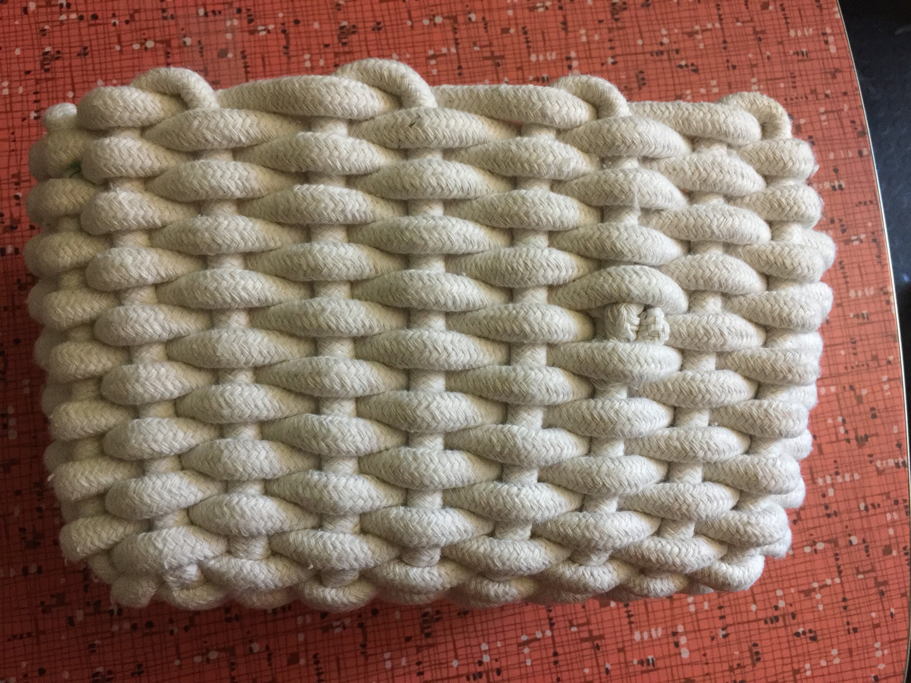 Hand Towel Basket Decorative Baskettabletop Baskethandmade Etsy