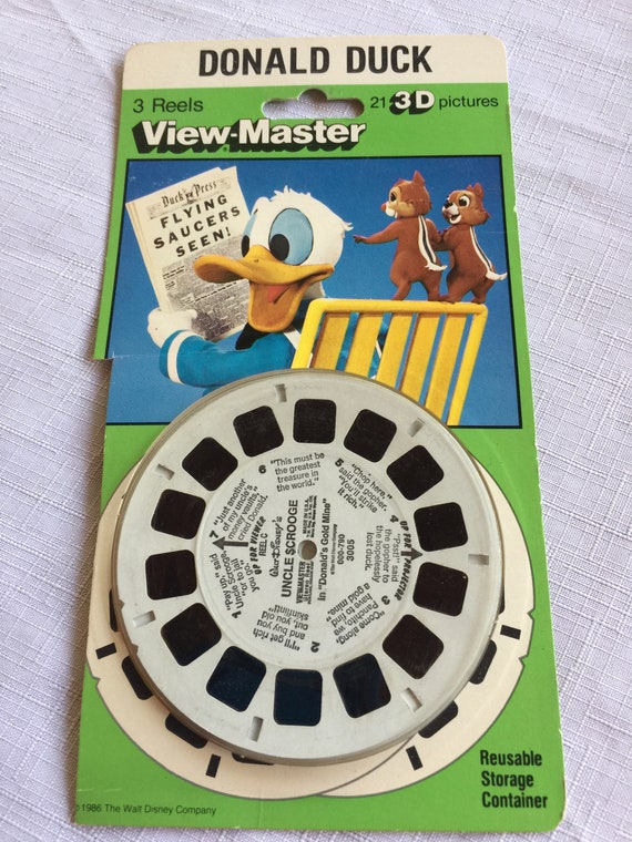 Disney Viewmaster, Disney Gift, Peter Pan, Donald Duck, Dumbo, Viewmasters,  3-D Toy, View-master, Viewmaster Reel, Dumbo Gift 