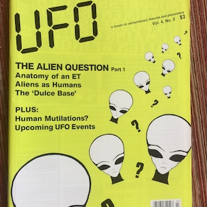 Lot of 6 UFO Magazines Special Order,Conspiracy theory,Paranormal Book,UFO,Extraterrestrial,Flying Saucer,Unexplained Phenomena,90s Magazine