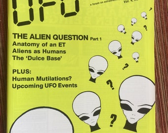 UFO Reports, UFO Magazines, Phenomena Magazine, Science Magazine, Crop Circles, Retro UFO Magazine, Ufo Gift, Unexplained, Occult