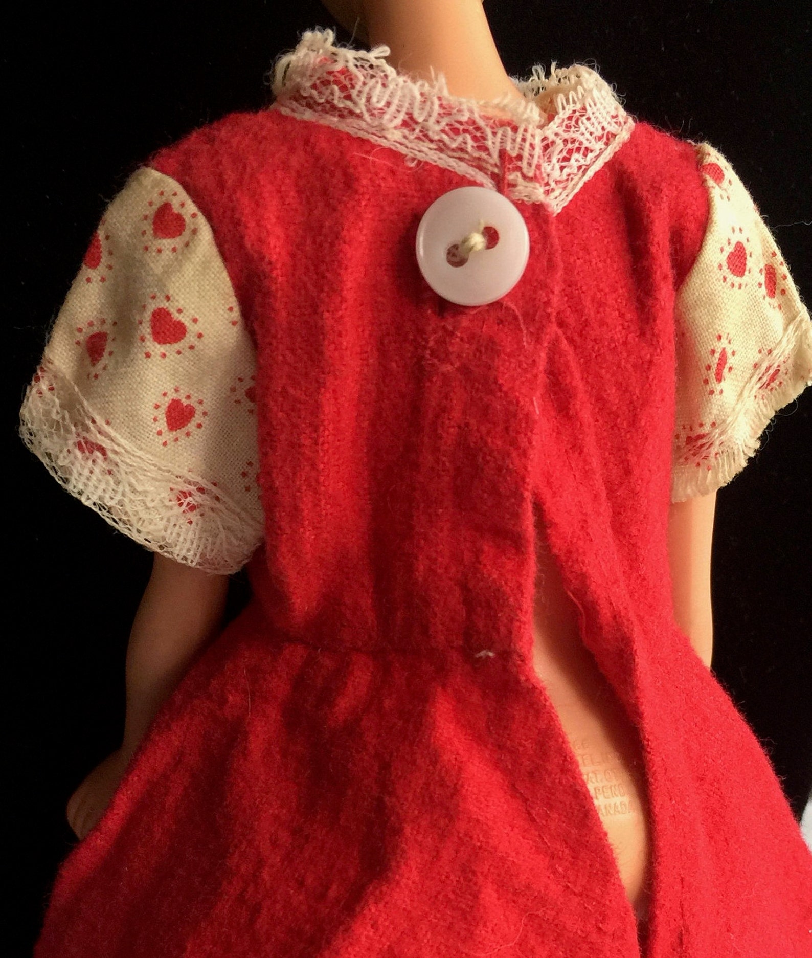 Barbie Heart Dress Barbie Valentine Barbie Red Dress Barbie - Etsy