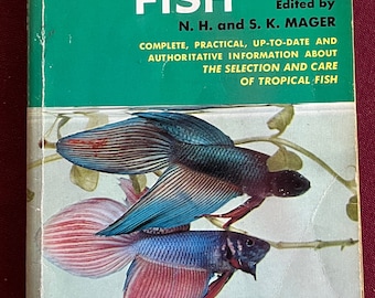 Tropischer Fischführer, Tropischer Fischbuch, Aquarium Geschenk, Fisch Referenz, Anleitung Tropischer Fisch, Fischbuch, Fischgeschenk, Aquariumbuch, Fischführer