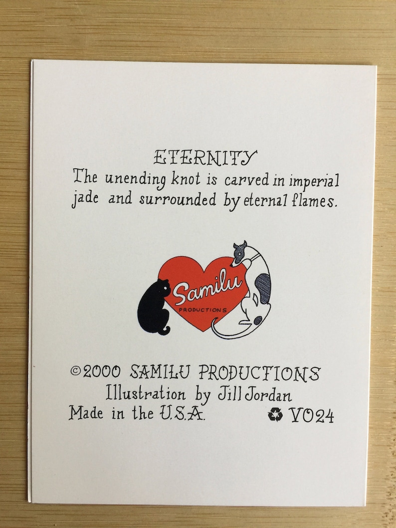 Patience Card Truth Card Blank Greeting Peace Card Eternity Card Art Blank Card Enlightenment Card Truth Greeting Blank Note Card